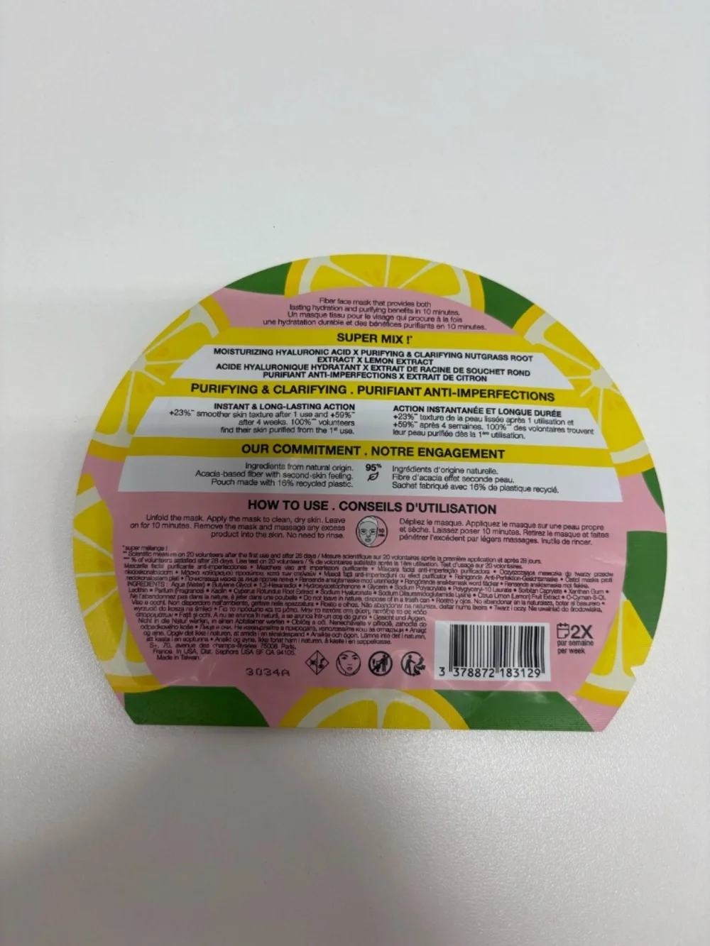 3 Masks - 1 Maskiss Eye Mask - 2 Sephora Face Mask - NEW. - Picture 5 of 12